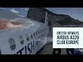 British Airways Club Europe | Airbus A320 | LHR-GIB