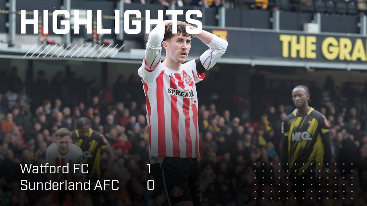 Video highlights for Watford 1-0 Sunderland