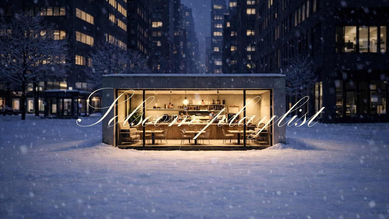 Playlist | 눈 내리는 새벽, 뉴욕의 작은 카페 A Cozy Café in Snowy New York Before Sunrise