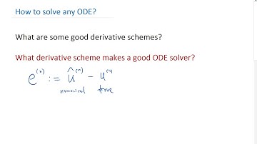 Recap   Why did our ODE solver not work