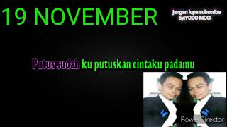 karaoke 19 november