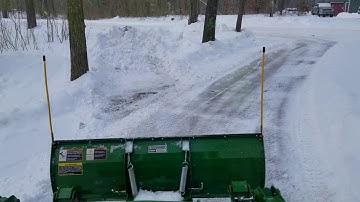 1025R Loader Mounted Snowplow Third Function