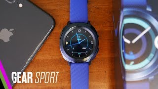 Samsung GEAR SPORT Unboxing and iPhone Setup (pre-review)
