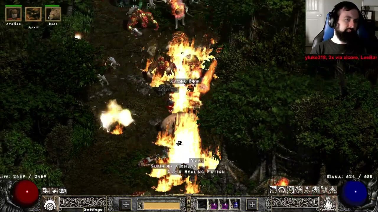 Fire Druid! PD2 Season 5 Closed Beta Mapping Gameplay Demo - Molten Boulder/Fissure OP!