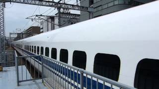 700系B1編成 のぞみ329号 新横浜駅