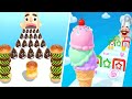 Sandwich Runner 🆚 Stacky Ice Cream Runner🌻🧿🌺🌈Max Levels Walkthrough Android IOS Update Gameplay 2101