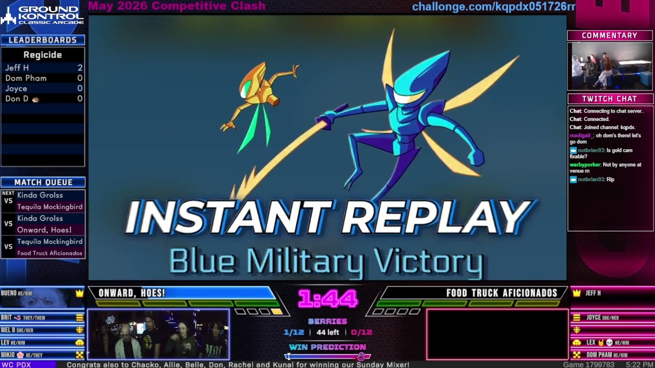 KQPDX May Competitive Clash | Killer Queen | 5/17/26