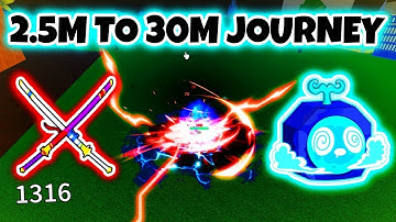 JOURNEY 30 MILLION Bounty in Blox Fruits!! PORTAL AND CDK (PART 17)
