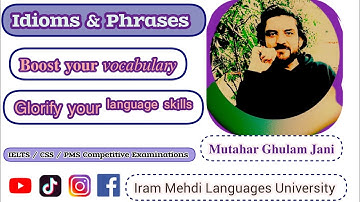 𝗘𝘀𝘀𝗲𝗻𝘁𝗶𝗮𝗹 𝐈𝐝𝐢𝐨𝐦𝐬 & 𝐏𝐡𝐫𝐚𝐬𝐞𝐬 for CSS /PMS / IELTS ᴀɴᴅ Oᴛʜᴇʀ Cᴏᴍᴘᴇᴛɪᴛɪᴠᴇ Exᴀᴍɪɴᴀᴛɪᴏɴs!
