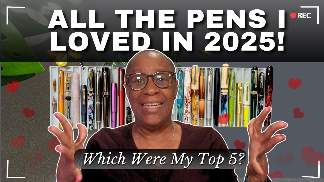 Моя коллекция ручек 2025 года | Какие из купленных ручек стали моими 5 любимыми? 🥰