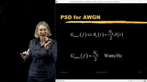 GEL7114 - Module 1.9 - Additive White Gaussian Noise (AWGN)