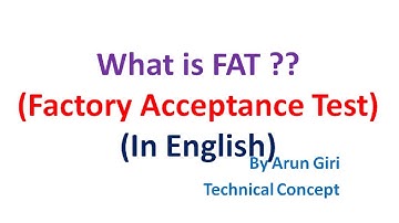 [ English] What is FAT ? / Factory Acceptance Test