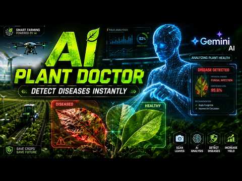 I Built an AI Plant Doctor for Farmers 🌿 | Crop Disease Detection using Gemini AI + Computer Vision