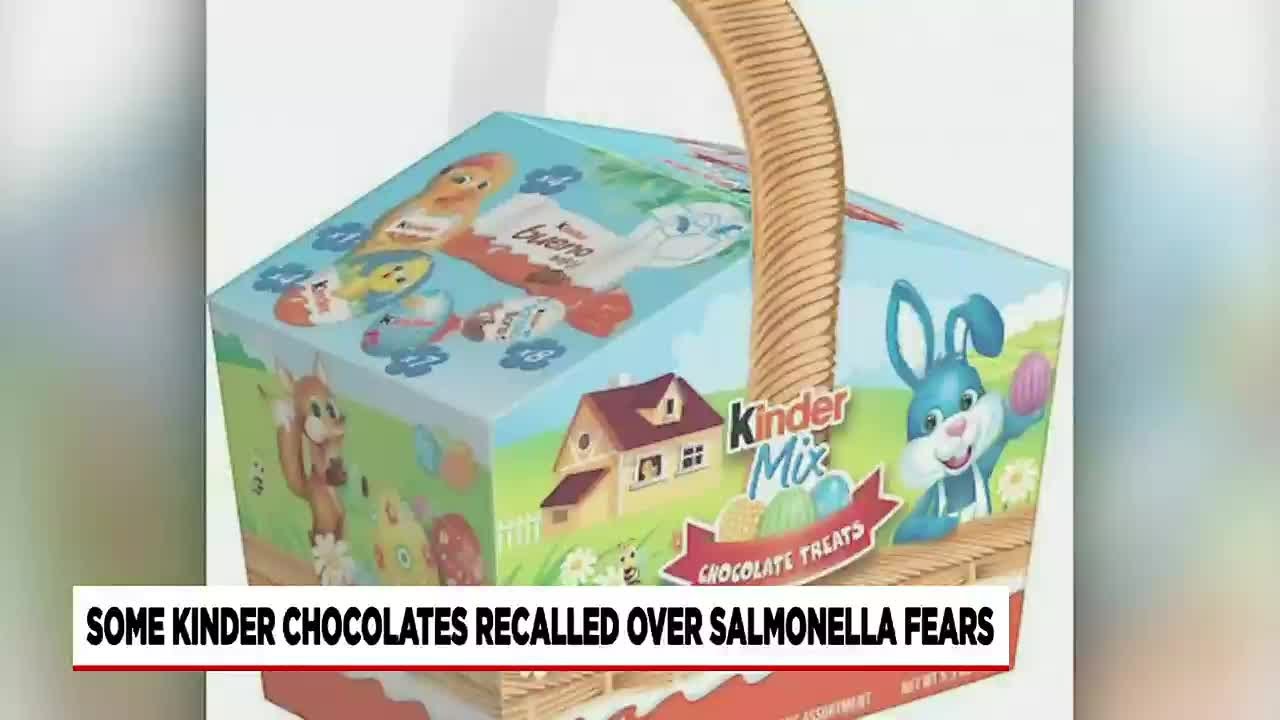 Kinder recalls chocolate assortments and baskets over Salmonella