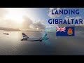 A320 British Airways Landing at Gibraltar Airport, UK
