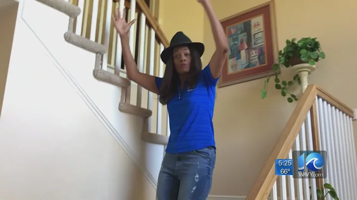 WAVY-TV 10'S Regina Mobley competes in "Happy" lip...