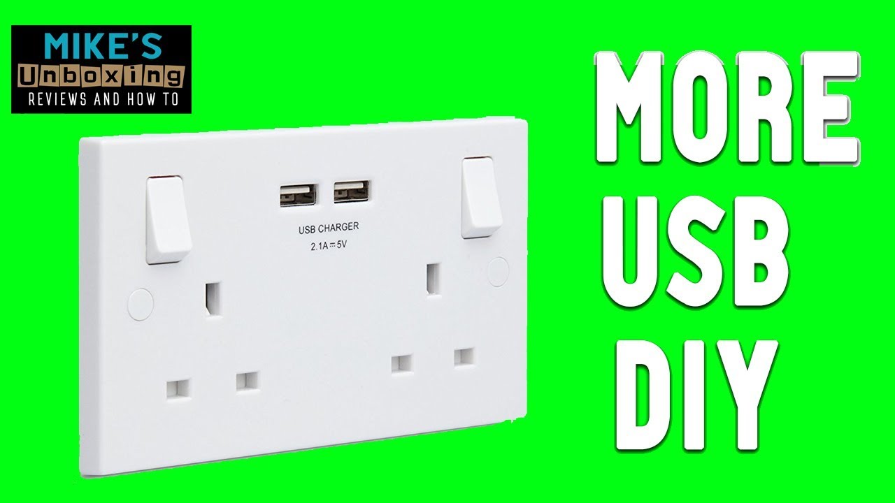 How To Install A Double USB Charging Wall Socket In 15 Minutes DIY