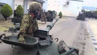 74式戦車 体験乗車