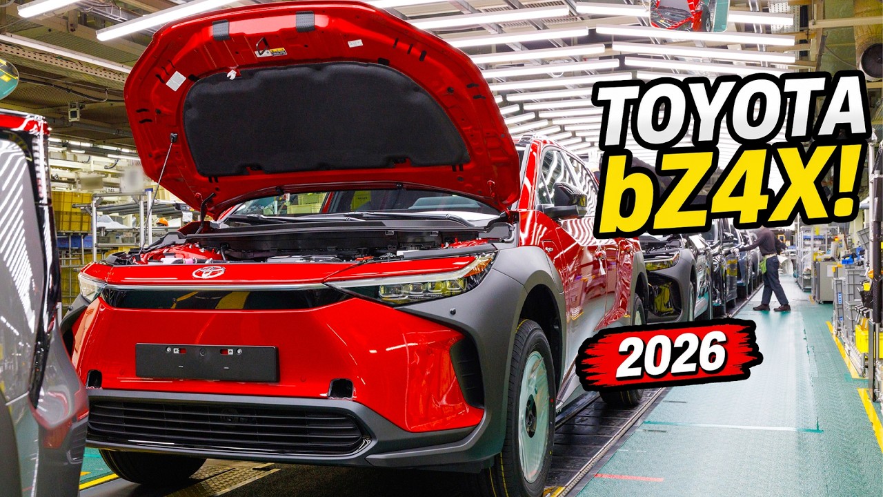 Inside Toyota Japan Factory: NEW 2026 bZ4X Production at Motomachi