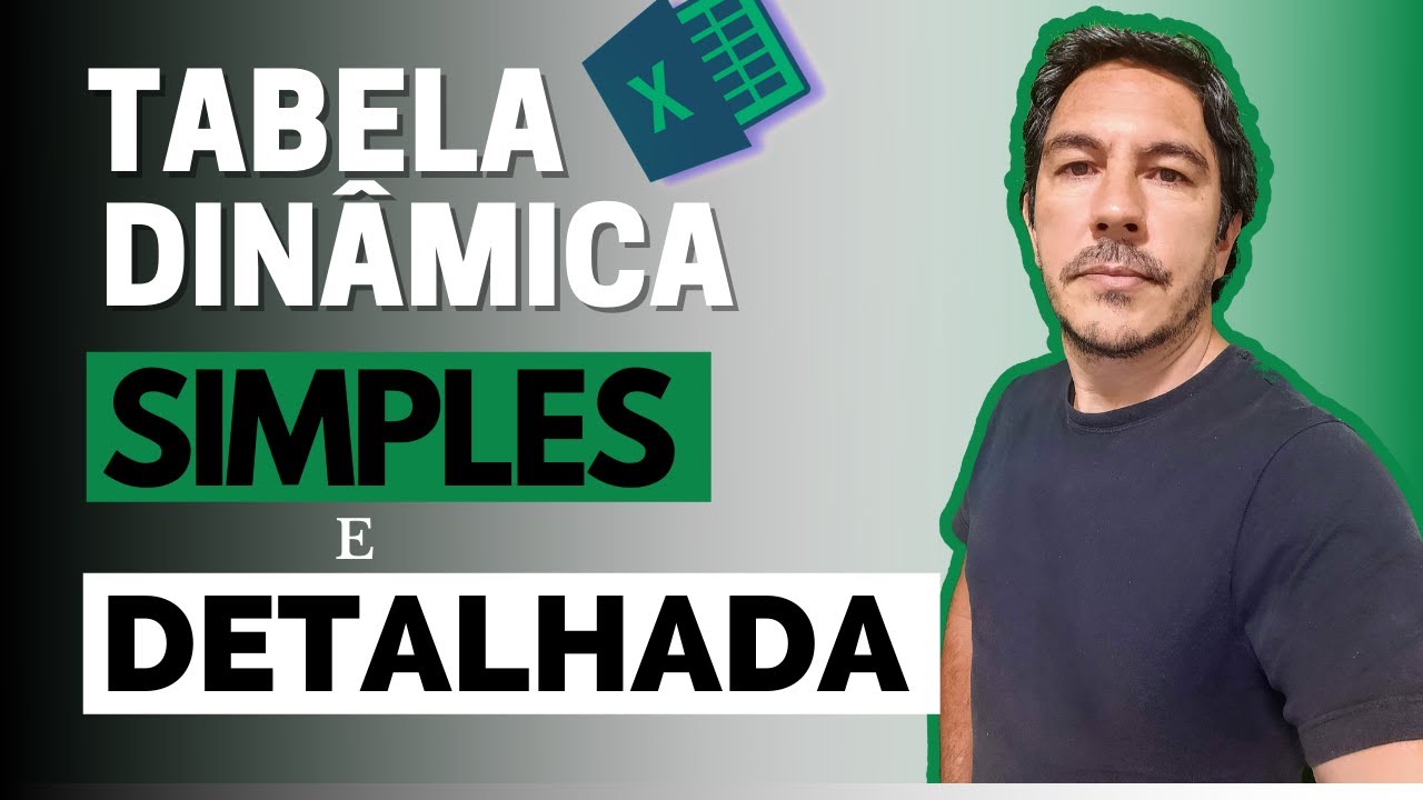 Saiba como criar uma Tabela Dinâmica SIMPLES com 3 Colunas no Excel ...
