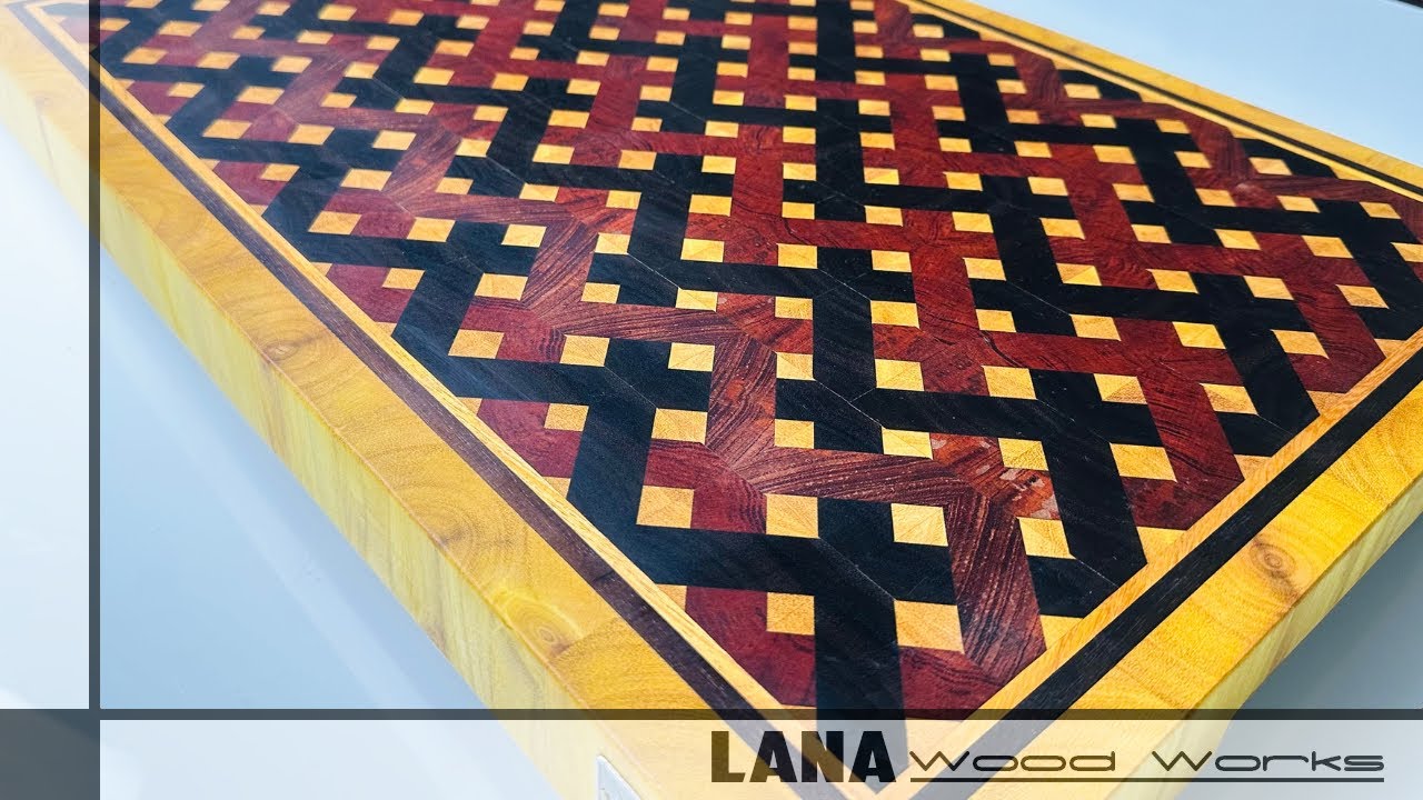 Making an Interwoven Illusion end grain cutting board 