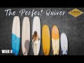 My perfect quiver  all almond surfboards  week 8 of 100 days of surfing