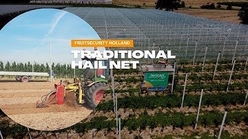 Installation Hailnet (Hagelnetten montage)- FRUITSECURITY HOLLAND