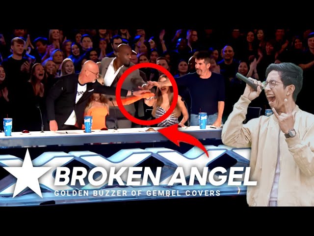 American Got Talent | Very Extraordinary Singing Song Broken Angel Making the Jury Cry Hysterically class=