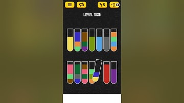 【Water Sort Puzzle】 Level 1839