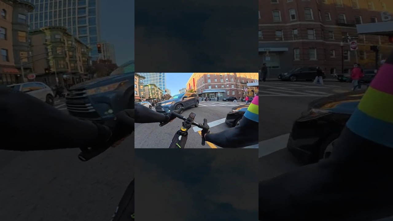 Caution when riding where people don’t expect you