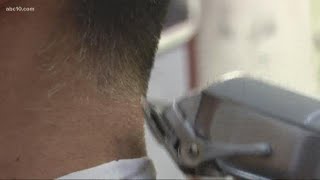 Barbershops and hair salons are back in business the 47 california
counties that have already self-attested for accelerated reopening.
subscribe at: https...