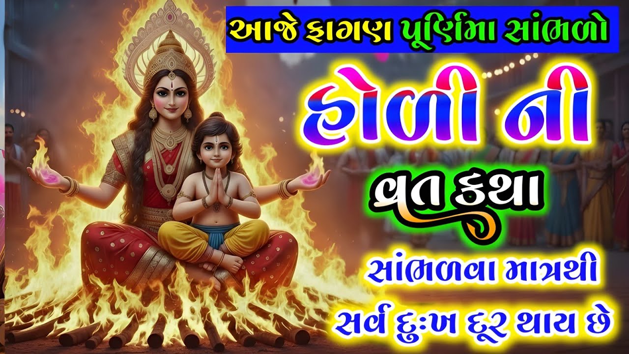 આજે ફાગણ પૂર્ણિમા સાંભળો હોલીકા દહનની અદ્ભુત કથા||#હોળી