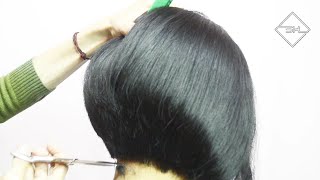 BOB HAIRCUT |tutorial | cara potong rambut bob dengan mudah