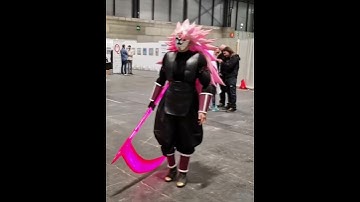 The crimson masked saiyan | #gokublack #gokublackrose #ssjrose #dragonball #shorts #fyp