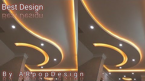 Popular Pop False Ceiling Design tutorial Drawing By ARpopDesign