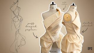 Draping: Behind the Design of a Twisted Draped Shirt (With Pattern) | Collection EP2