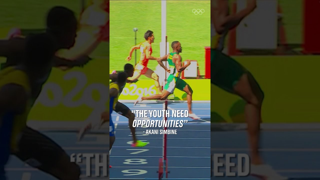 Akani Simbine is all about supporting younger athletes 🤝❤️