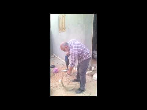 عمل عمود خرسانى فى ورق كرتون مقوى       