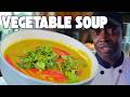 Creamy vegetable soup is great for weight loss!