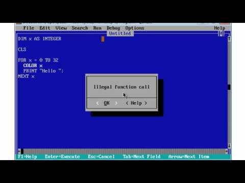QBasic Tutorial 27 - Screens - QB64