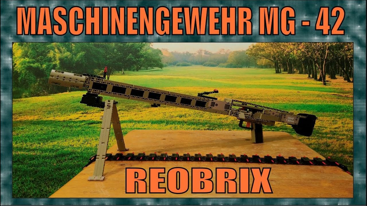 АНАЛОГИ ЛЕГО | MASCHINENGEWEHR MG - 42 ОТ REOBRIX | МОЙ САМЫЙ СЛОЖНЫЙ НАБОР | 2025