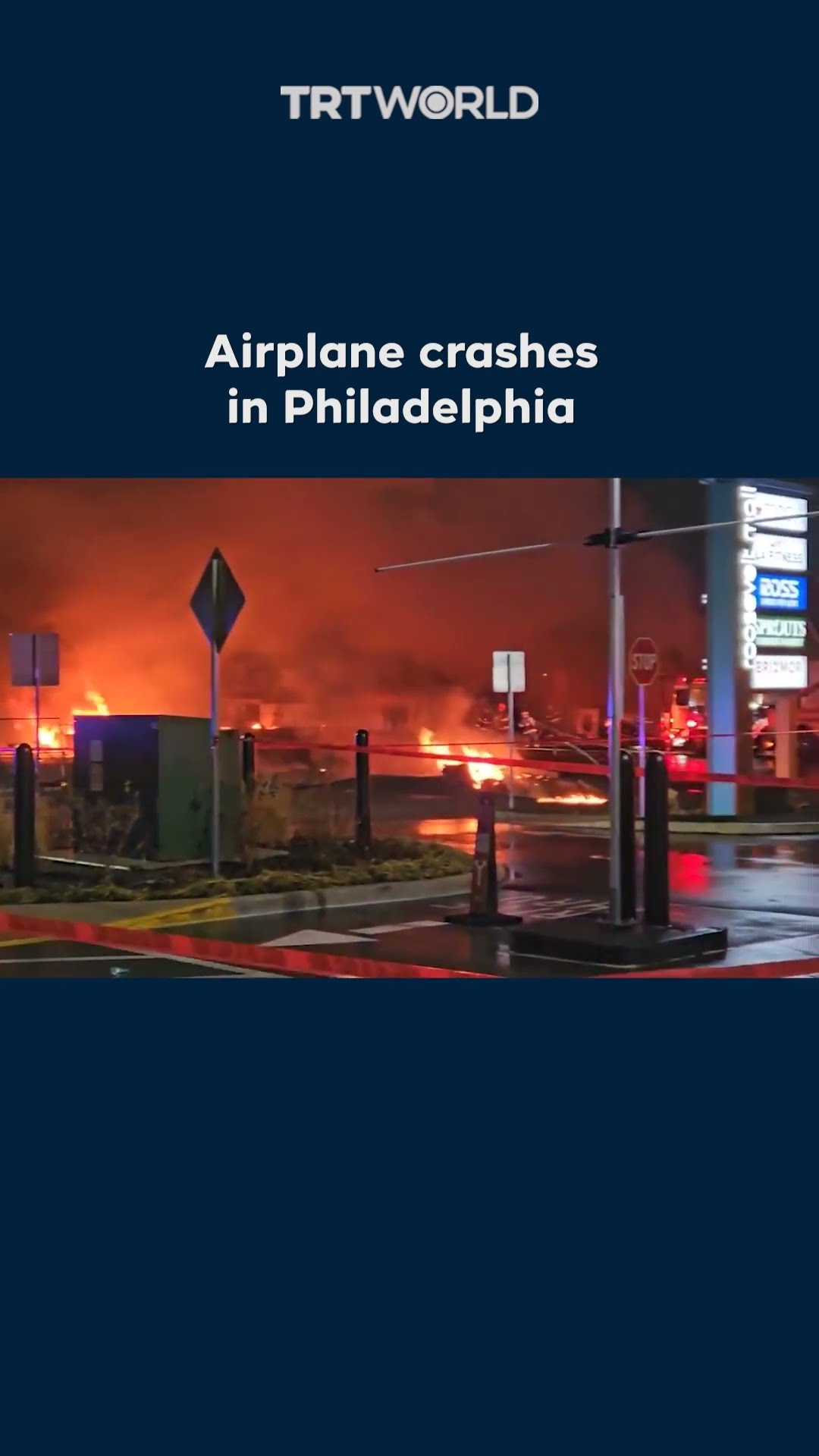 Airplane crashes in Philadelphia