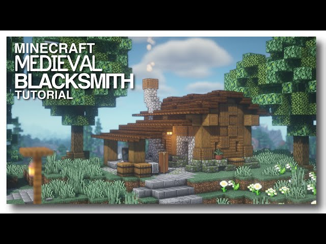 Minecraft Blacksmith Tutorial Minecraft Medieval Forge Minecraft | Medieval Blacksmith | Tutorial