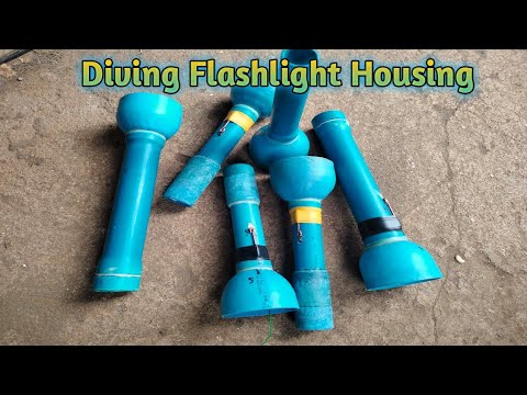 DIY PVC made flashlight housing at pag install ng built-in rechargeable battery at charger port DIY PVC made flashlight housing at pag install ng built-in rechargeable battery at charger port