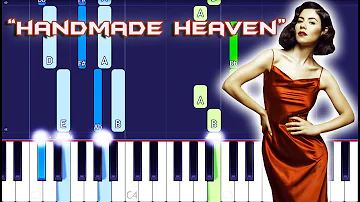 MARINA - Handmade Heaven Piano Tutorial EASY (Piano Cover)