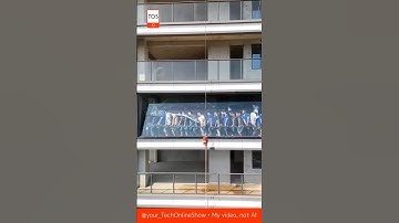 TEAM GENIUS 😱💪 how they test glass strength 😂#skills #crafts #construction #wow #funny