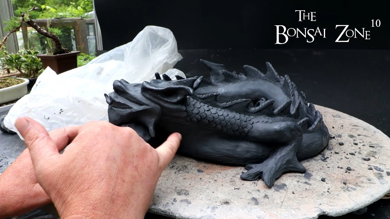 Creating a Dragon Bonsai Pot, Part 3, The Bonsai Zone, June 2023