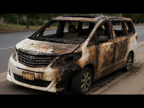 FROM THE ASHES TO A WONDER! COMPLETE RESTORATION OF THE TOYOTA ALPHARD AFTER THE FIRE.