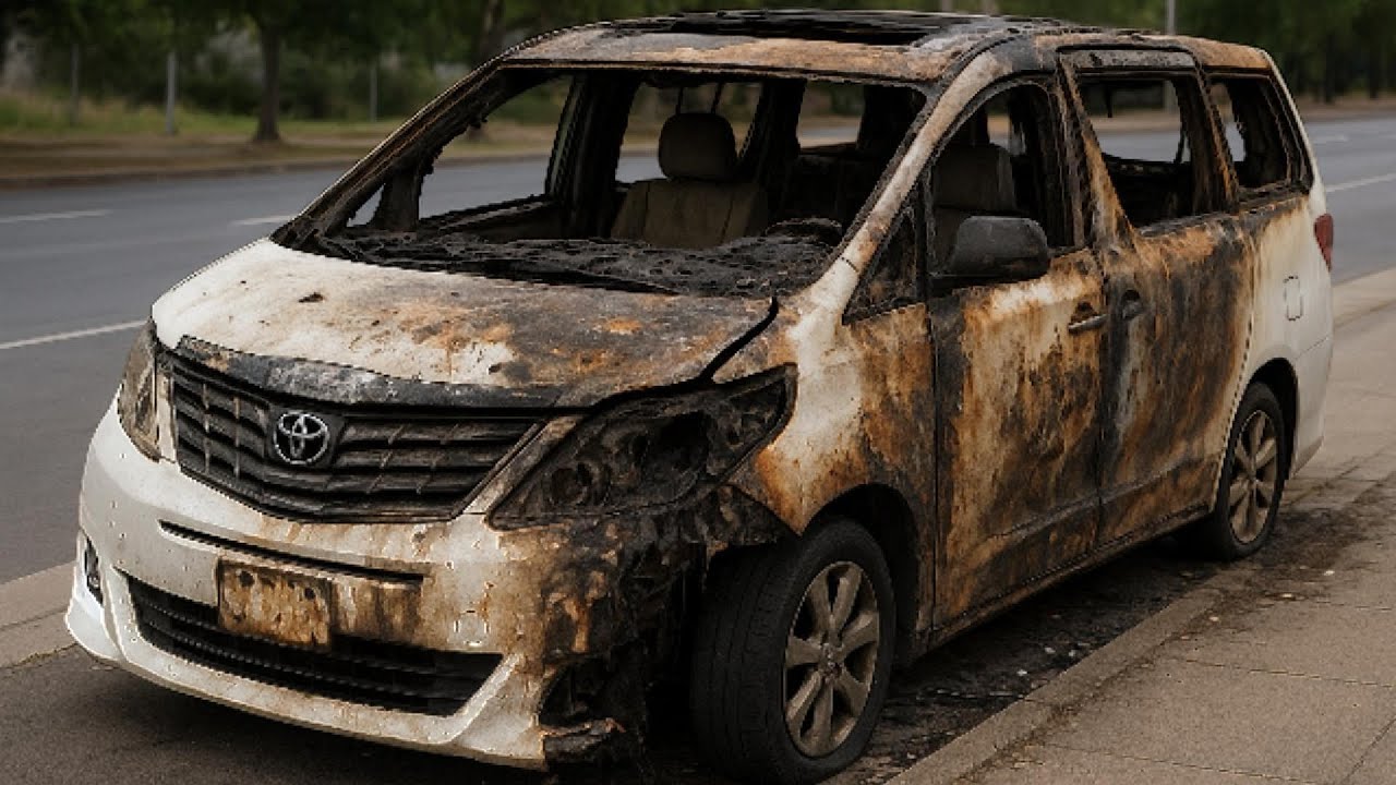 ИЗ ПЕПЛА К ЧУДУ! ПОЛНОЕ ВОССТАНОВЛЕНИЕ TOYOTA ALPHARS ПОСЛЕ ПОЖАРА.