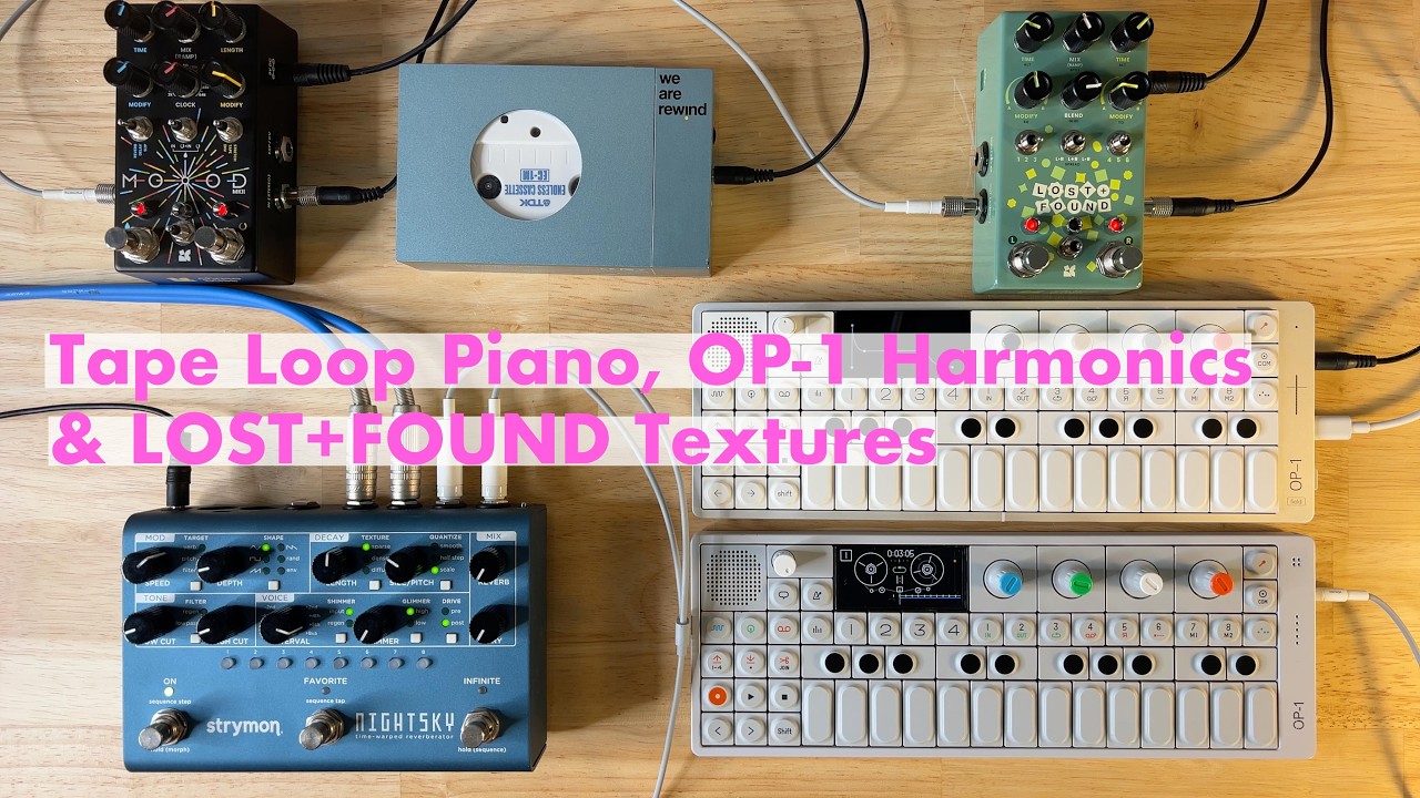Tape Loop Piano, OP-1 Harmonics & LOST+FOUND Textures | Auxiliary 2025 ...
